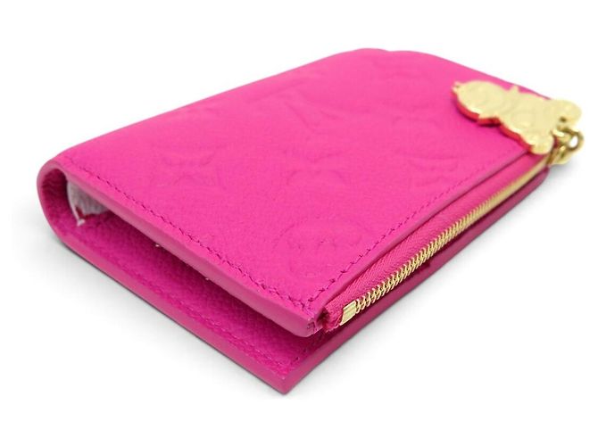 NEUE LOUIS VUITTON X MURAKAMI LISA MONOGRAM EMPREINTE LEDER WALLET Pink - Ansicht 4