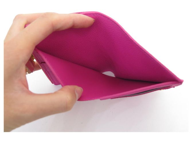 NEUE LOUIS VUITTON X MURAKAMI LISA MONOGRAM EMPREINTE LEDER WALLET Pink - Ansicht 7