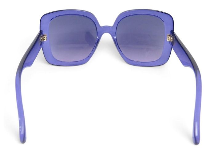 GAFAS DE SOL GUCCI GG0713S NUEVAS LOGO GG PLÁSTICO VIOLETA SUNGLASSES Púrpura - vista 3