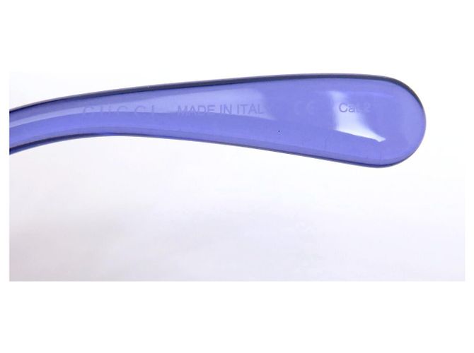 GAFAS DE SOL GUCCI GG0713S NUEVAS LOGO GG PLÁSTICO VIOLETA SUNGLASSES Púrpura - vista 8