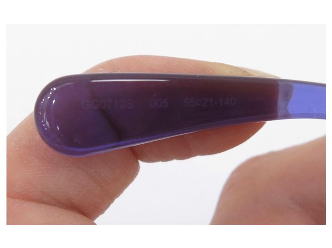 GAFAS DE SOL GUCCI GG0713S NUEVAS LOGO GG PLÁSTICO VIOLETA SUNGLASSES Púrpura - vista 9