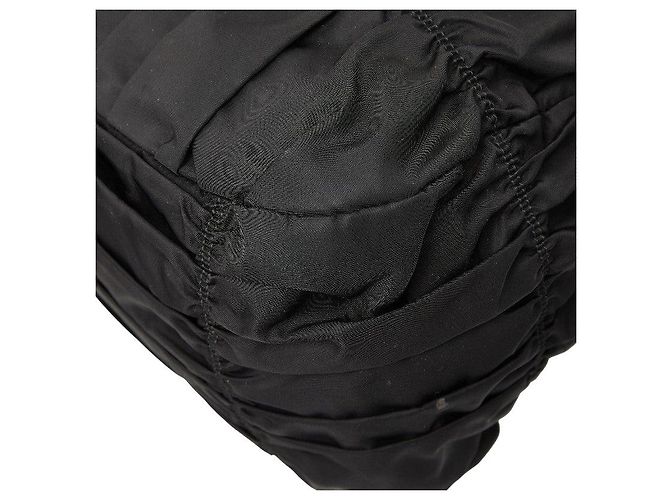 Prada Gather Logo Tote Bag Black - view 4