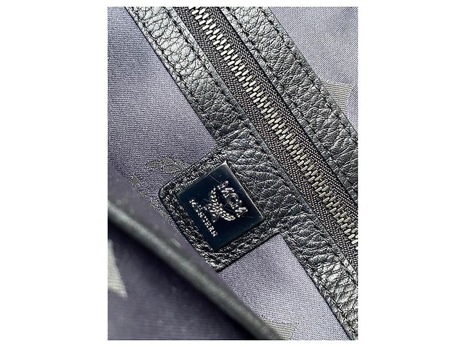 Zaino MCM Dual Stark Monogram Studded Nero - vista 9