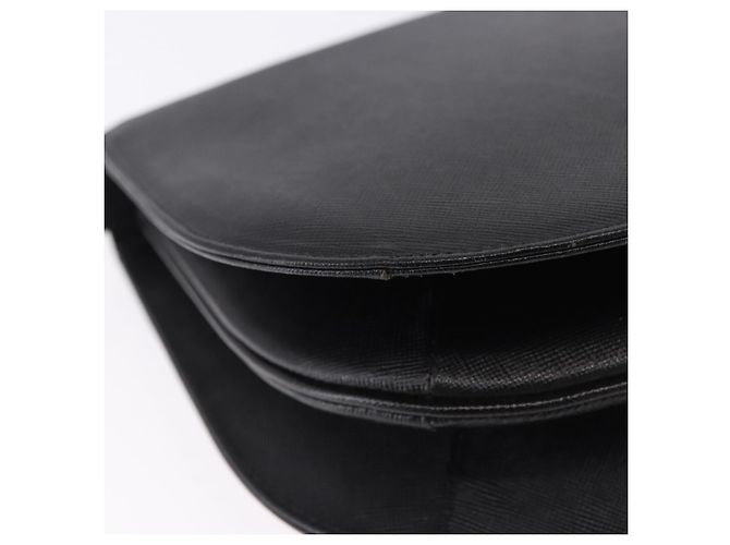 Autre Marque SAINT LAURENT Shoulder Bag Leather Black Gold - vista 15