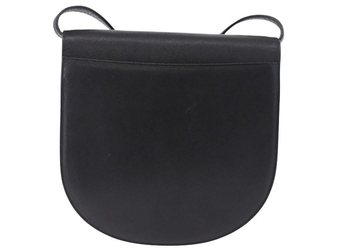 Autre Marque SAINT LAURENT Shoulder Bag Leather Black Gold - vista 2