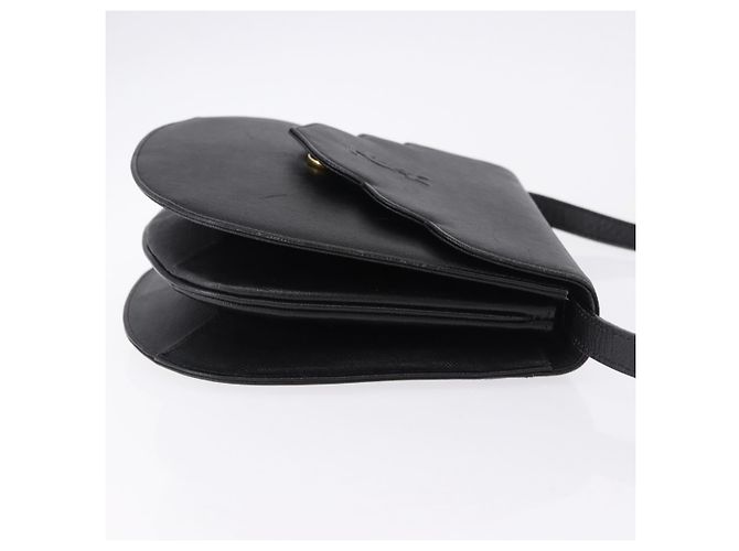 Autre Marque SAINT LAURENT Shoulder Bag Leather Black Gold - vista 3