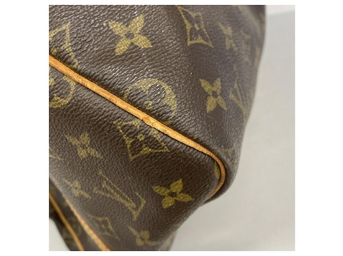 Louis Vuitton Boston Monogram Keepall Bandoulière 55 Castaño - vista 6