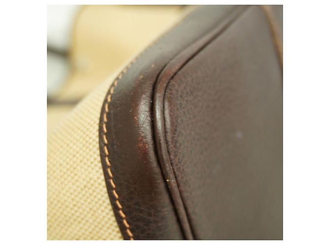 Hermès Bolso Tote Hermes Garden PM Marrón Castaño - vista 6