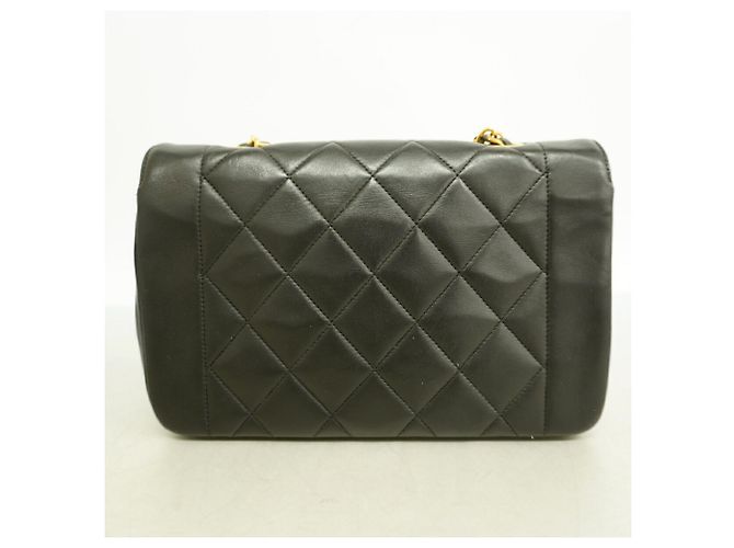 Bolsa de Ombro com Corrente Chanel Diana Preto - vista 9