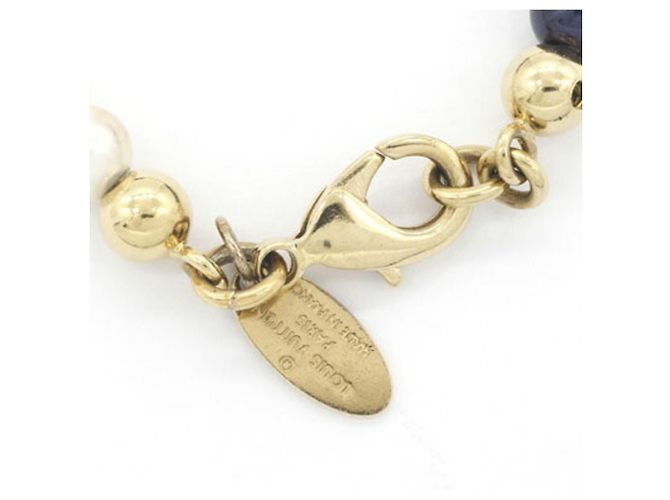 Pulseira Billie Charm Louis Vuitton Branco Roxo - vista 3