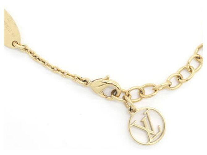 Pulsera Essential V Charm Louis Vuitton Dorado - vista 3
