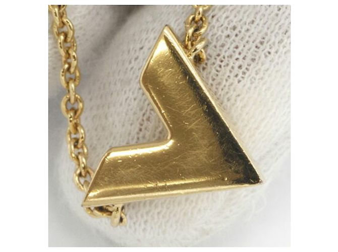 Pulsera Essential V Charm Louis Vuitton Dorado - vista 5