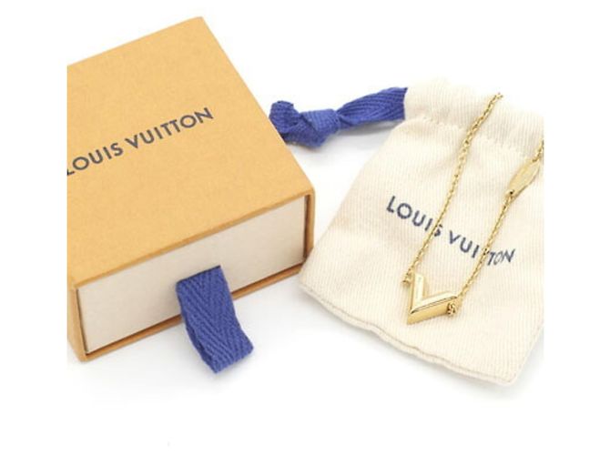 Pulsera Essential V Charm Louis Vuitton Dorado - vista 6