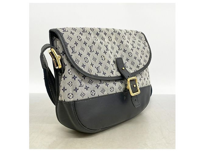 Bolso de hombro Louis Vuitton Monogram Mini Bérangeur Azul - vista 2