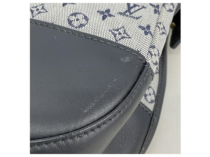 Bolso de hombro Louis Vuitton Monogram Mini Bérangeur Azul - vista 6
