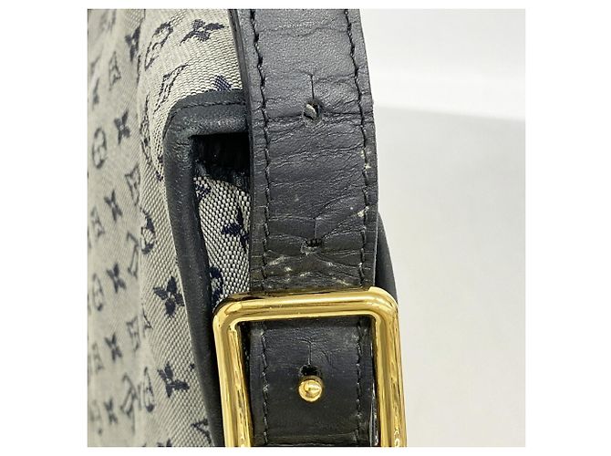 Bolso de hombro Louis Vuitton Monogram Mini Bérangeur Azul - vista 7