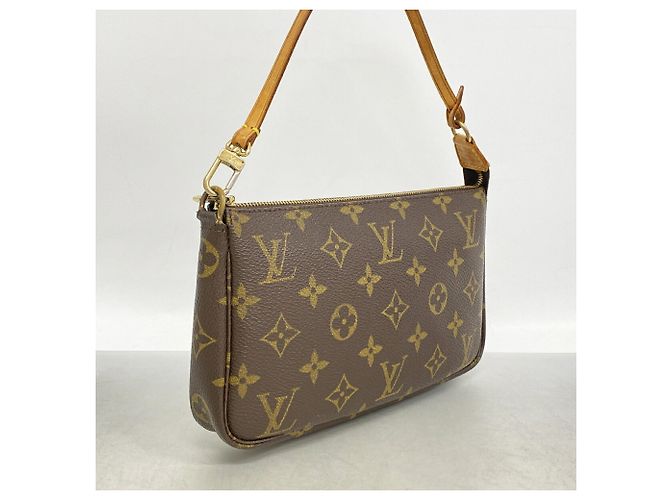 Louis Vuitton Monogram Pochette Accessoires Castaño - vista 2
