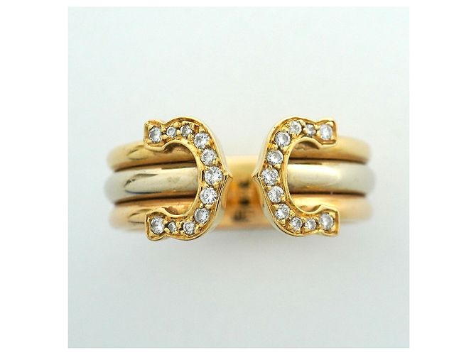 Anello Cartier 2C in Oro 18K - vista 2