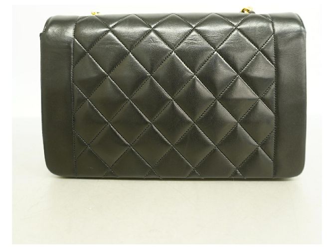 Chanel Diana Chain Schultertasche Schwarz - Ansicht 10