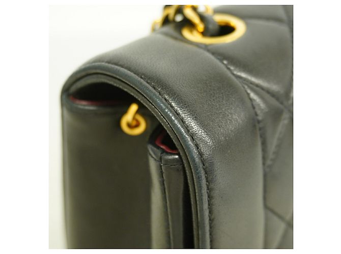 Chanel Diana Chain Schultertasche Schwarz - Ansicht 6