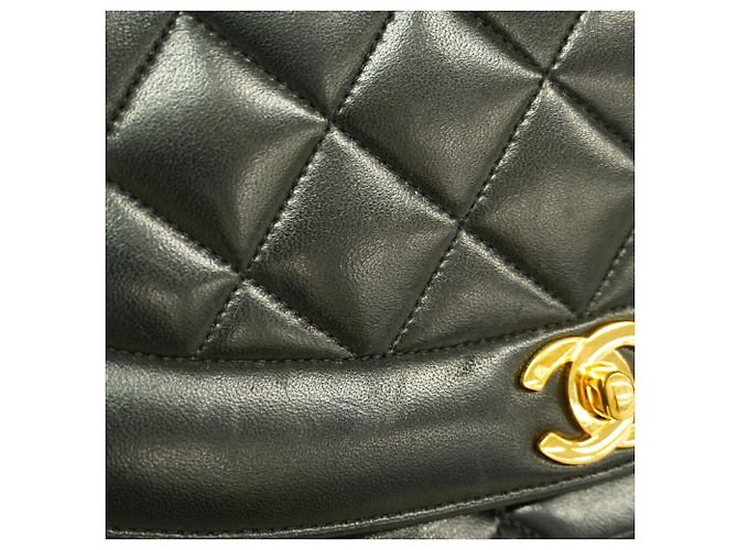 Chanel Diana Chain Schultertasche Schwarz - Ansicht 7