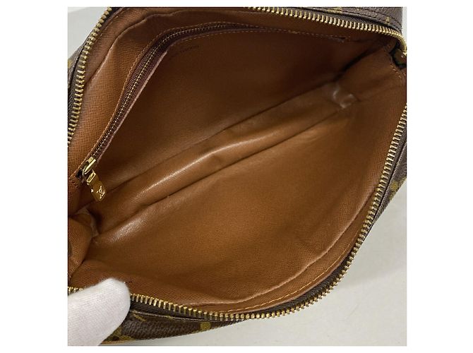 Sac pochette Louis Vuitton Monogram Marly Dragonne GM Marron - vue 4