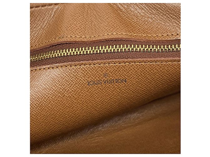 Sac pochette Louis Vuitton Monogram Marly Dragonne GM Marron - vue 5