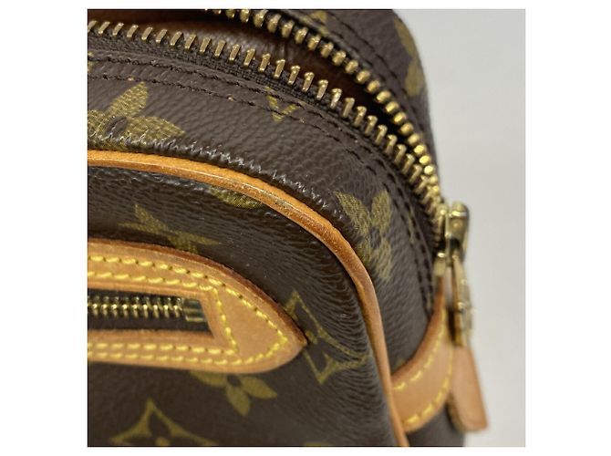 Sac pochette Louis Vuitton Monogram Marly Dragonne GM Marron - vue 8
