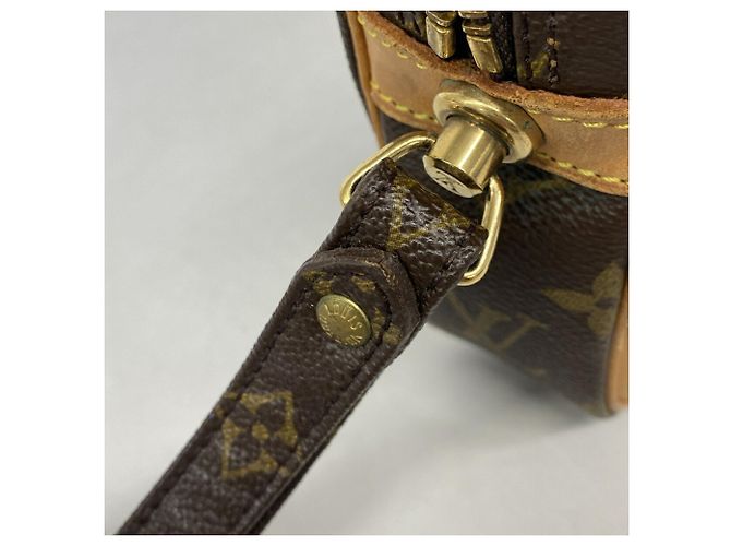 Sac pochette Louis Vuitton Monogram Marly Dragonne GM Marron - vue 9