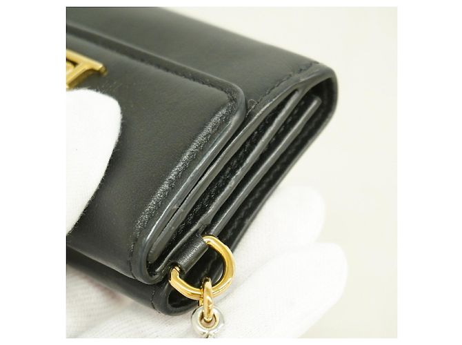 Louis Vuitton Tri-fold Wallet - LV Bloom Mini M29447 Black - view 5