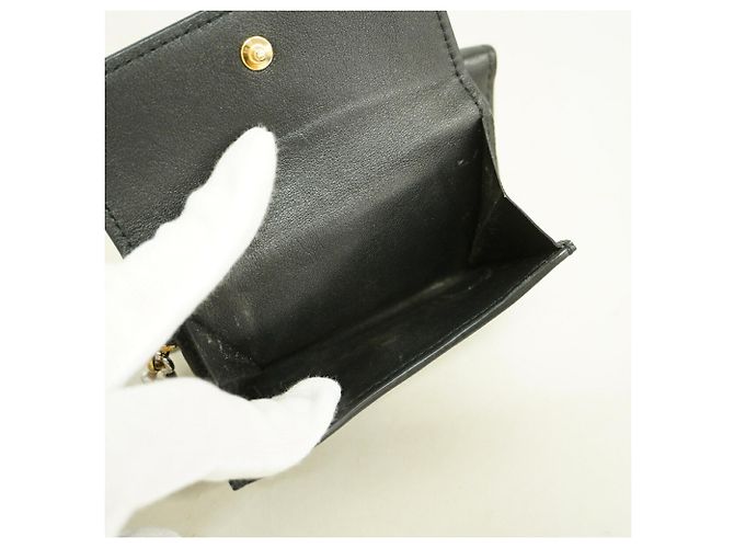 Louis Vuitton Tri-fold Wallet - LV Bloom Mini M29447 Black - view 8
