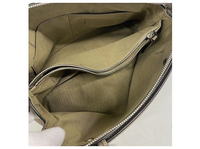 Borsa in pelle Fendi By The Way Beige - vista 4
