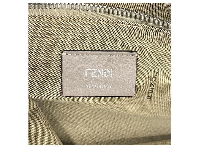 Borsa in pelle Fendi By The Way Beige - vista 5