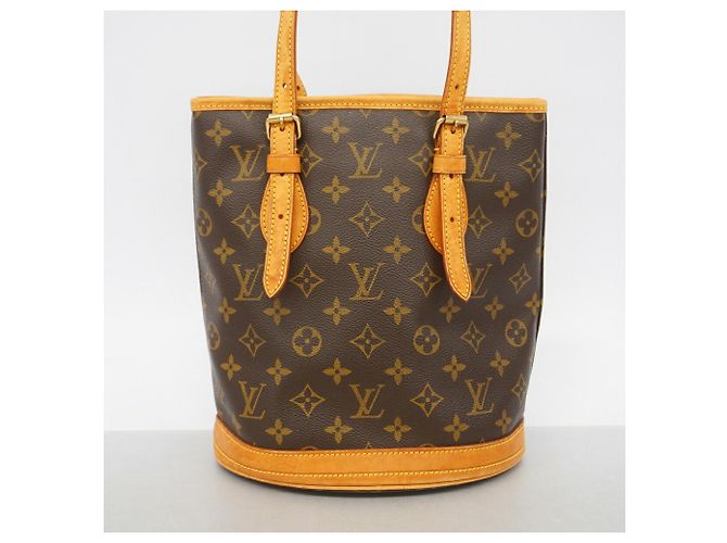 Louis Vuitton Monogram Bucket PM Tote Bag Braun - Ansicht 10