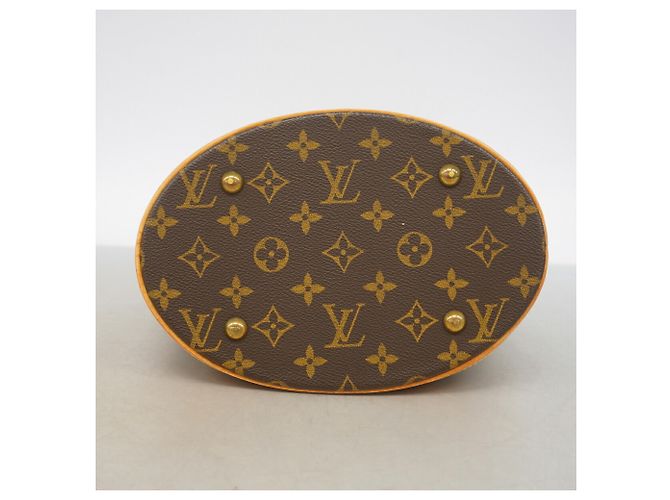 Louis Vuitton Monogram Bucket PM Tote Bag Braun - Ansicht 3