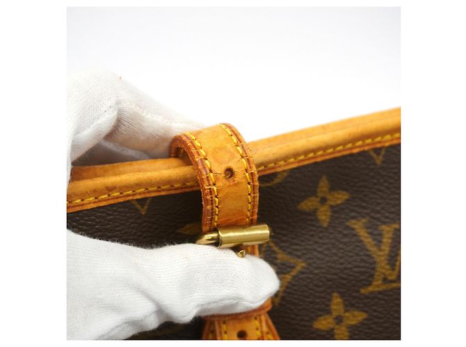 Louis Vuitton Monogram Bucket PM Tote Bag Braun - Ansicht 7
