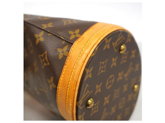 Louis Vuitton Monogram Bucket PM Tote Bag Braun - Ansicht 8