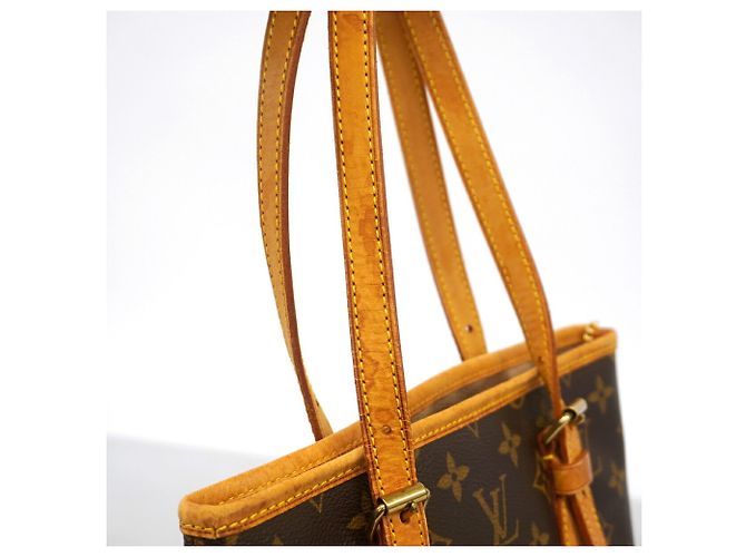 Louis Vuitton Monogram Bucket PM Tote Bag Braun - Ansicht 9