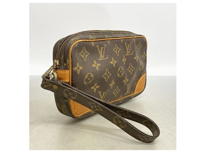 Borsa a pochette Louis Vuitton Monogram Marly Dragonne PM Marrone - vista 2