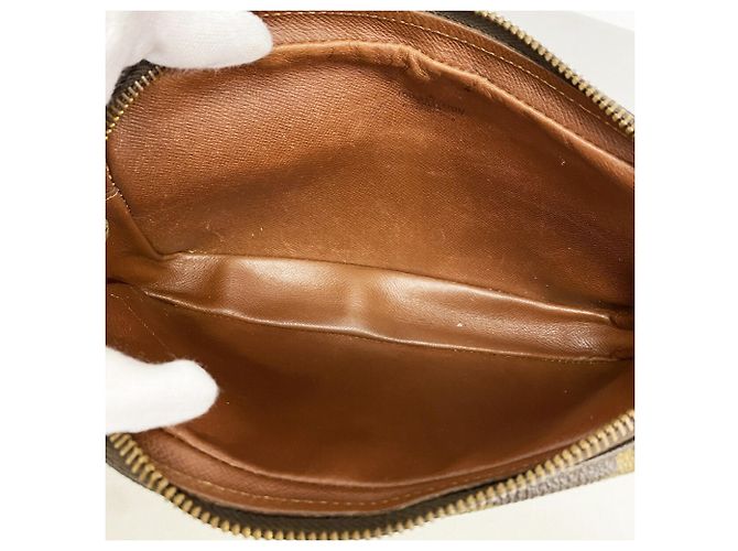 Borsa a pochette Louis Vuitton Monogram Marly Dragonne PM Marrone - vista 4