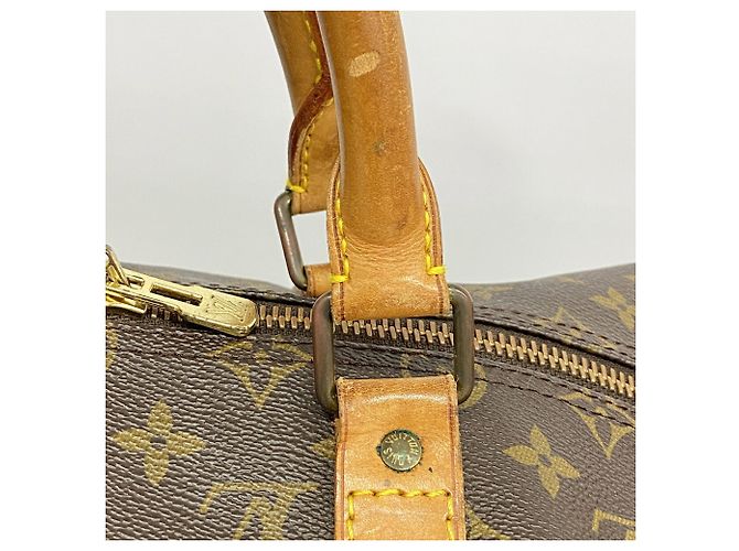 Bolsa Louis Vuitton Boston Monogram Keepall 50 Marrom - vista 11
