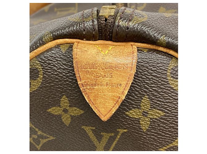 Bolsa Louis Vuitton Boston Monogram Keepall 50 Marrom - vista 5