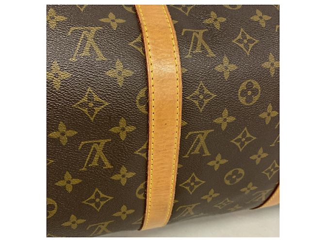 Bolsa Louis Vuitton Boston Monogram Keepall 50 Marrom - vista 8