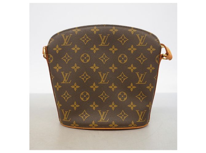 Bolso de hombro Louis Vuitton Monogram Druot Castaño - vista 10