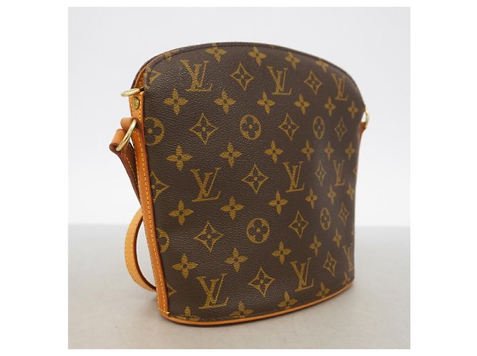 Bolso de hombro Louis Vuitton Monogram Druot Castaño - vista 2