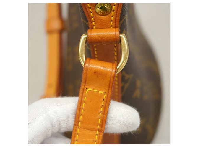Bolso de hombro Louis Vuitton Monogram Druot Castaño - vista 8