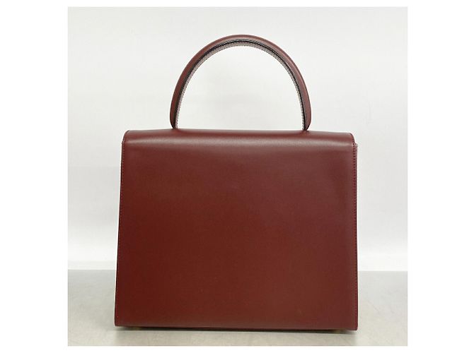 Borsa in pelle Cartier Must Bordò - vista 7