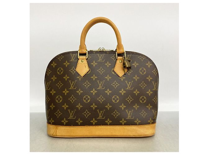 Louis Vuitton Alma Monogram Handtasche Braun - Ansicht 10