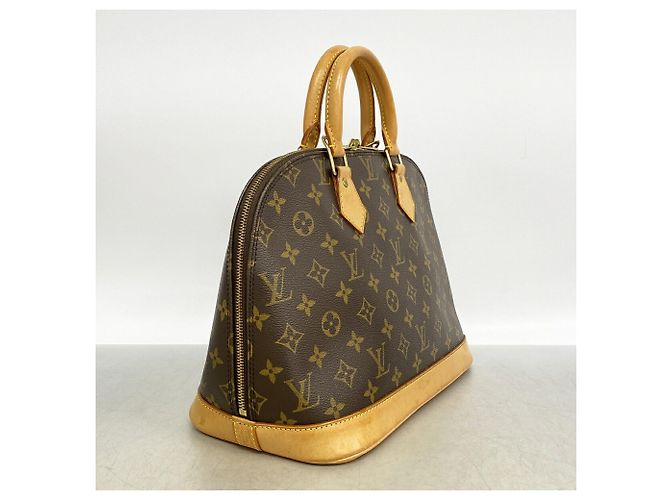 Louis Vuitton Alma Monogram Handtasche Braun - Ansicht 2