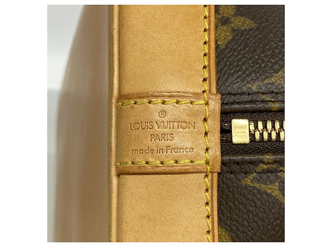 Louis Vuitton Alma Monogram Handtasche Braun - Ansicht 5